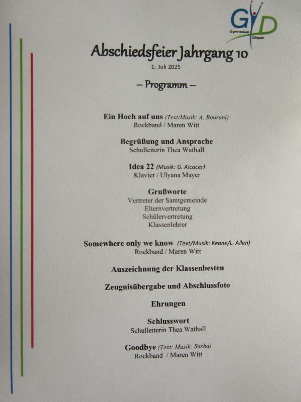 Verabschiedung Jg. 10 2025 19