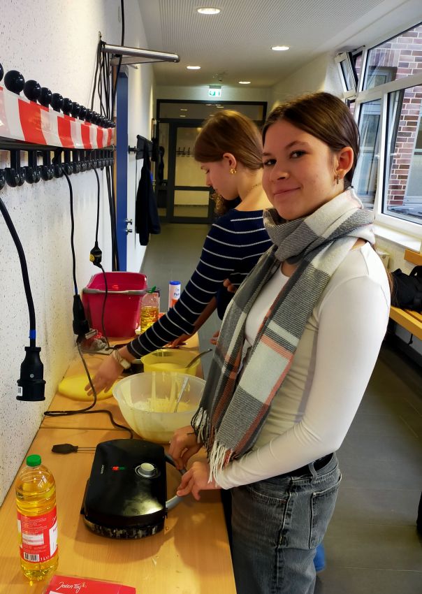 Waffelverkauf Jg. 10 2025 5