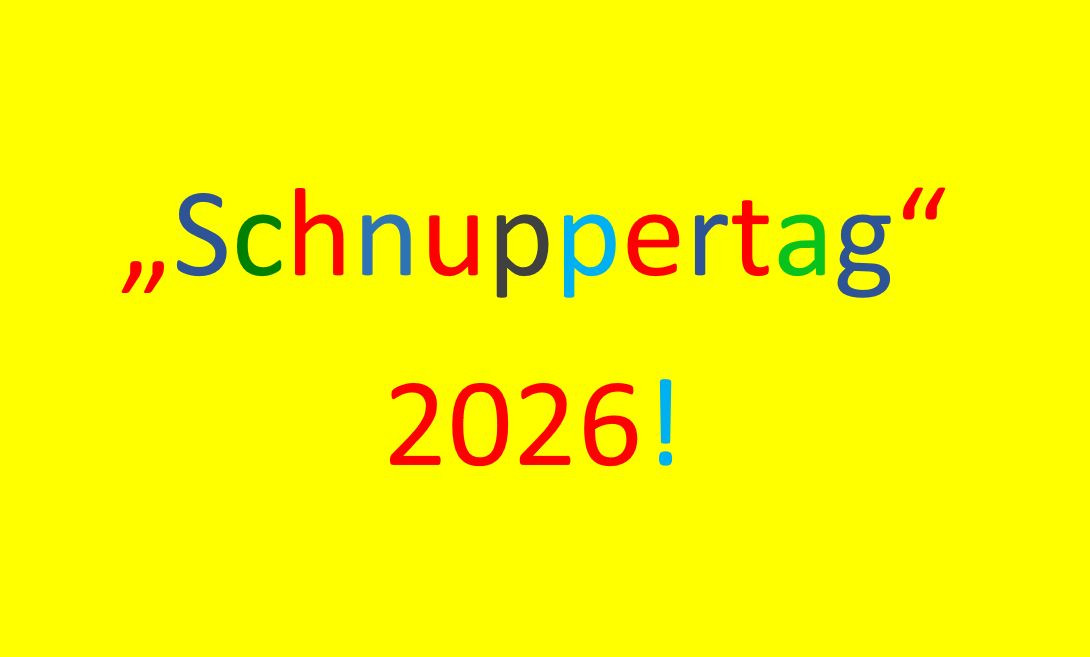 Einladung Schnuppertag 2026