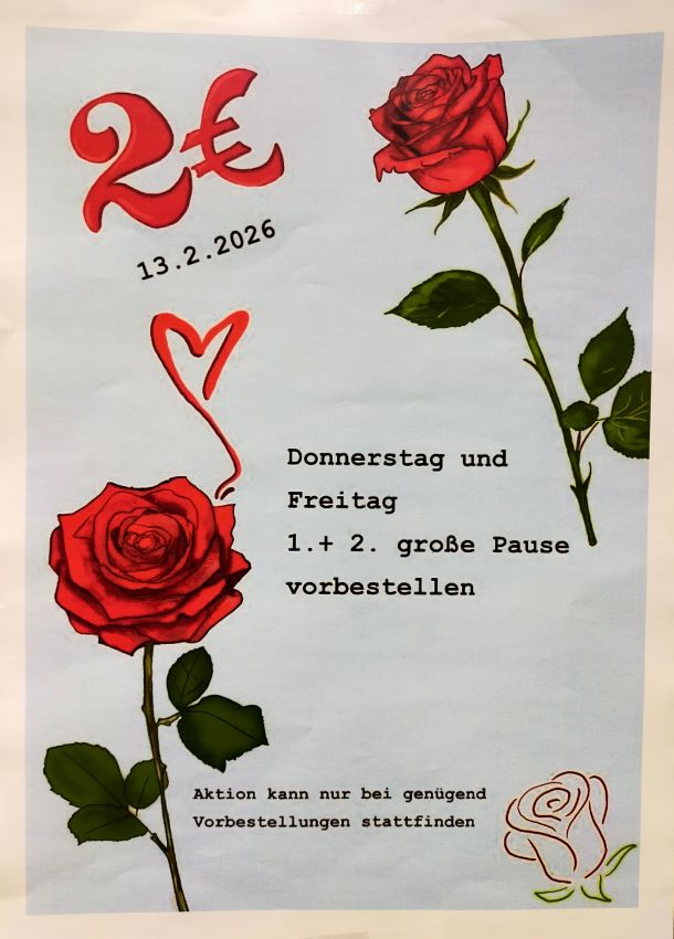 Rosenaktion Valentinstag Jahrgang 10 1
